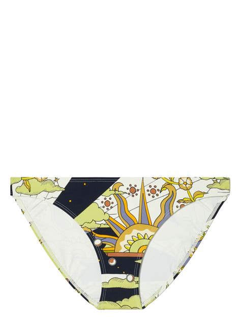 Tory Burch Bikini Bottom Con Estampado Gráfico Farfetch