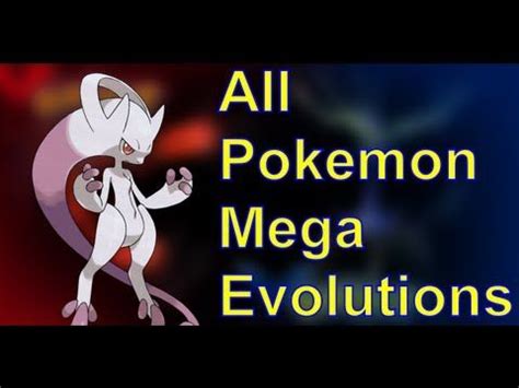 All Pokemon X & Y Mega Evolutions that were announced so far! | Mega ...