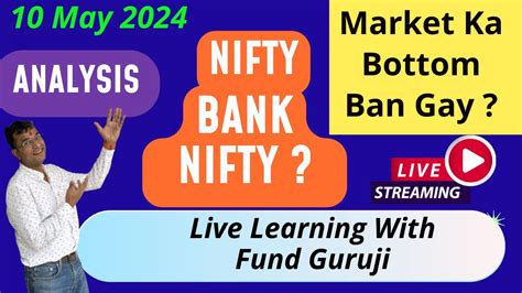 Nifty Prediction And Bank Nifty Analysis For Friday 10 May 24 Live