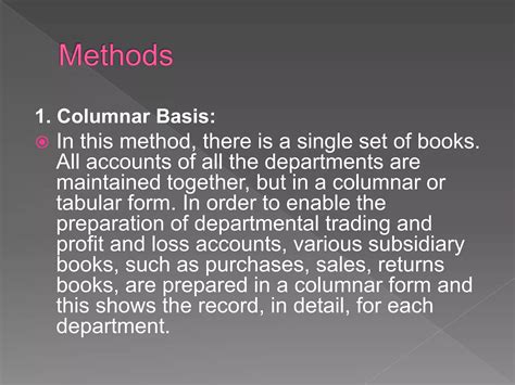 Departmental Accounts Notes 2