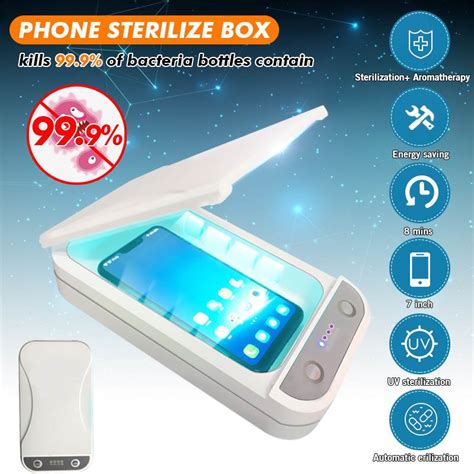 Uv Light Phone Sterilizer Box Amoqus