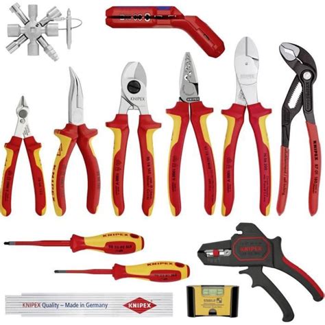 Jeu de pinces KNIPEX 00 20 90 V02 13 pièces Blanc Garantie 2