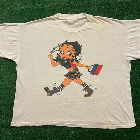 Vintage Crazy Vintage 90s Betty Boop Pudgy Goth Punk Comic T Shirt