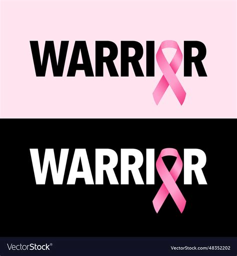 Breast Cancer Awareness Month Pink Ribbon Vector Image