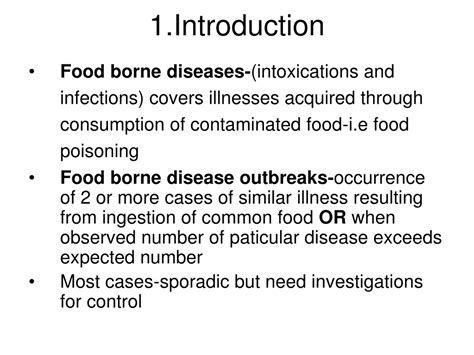 PPT - Understanding Food-Borne Diseases: Global Impact & Prevention