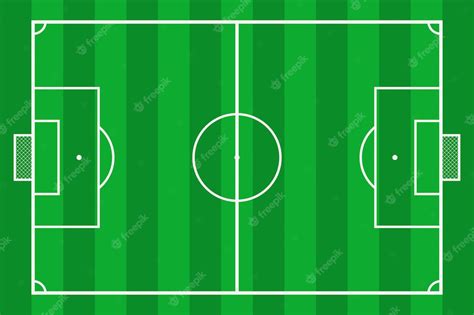 Premium Vector Soccer Field Green Grass Football Court Mockup Background Field For Sport