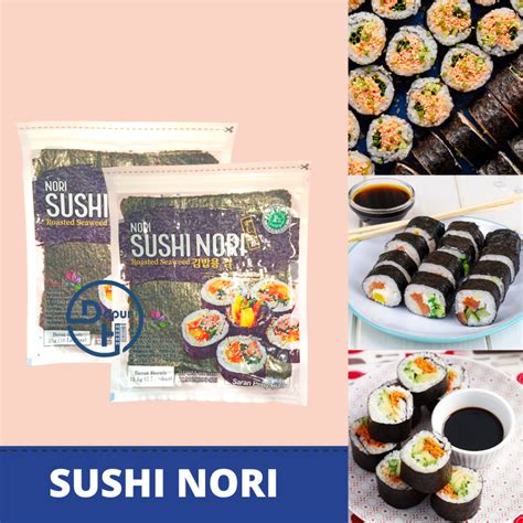 Jual Java Super Food Nori Sushi Gold Lembar Halal Seaweed Rumput