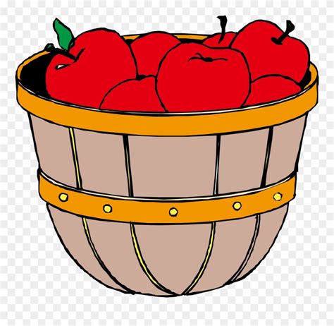 Apple Oka Orchard Drawing Apples In The Bowl Cartoon Clipart