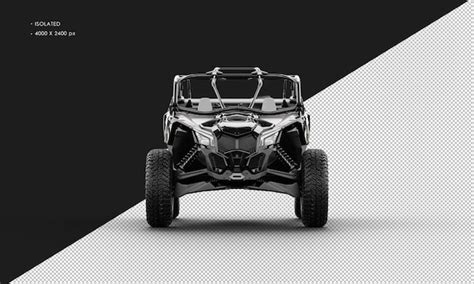 Premium PSD Isolated Realistic Black Buggy Offroad Sport Car From