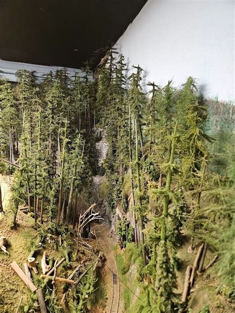 Ho Scale Model Railroad Scenery Trees Ebay