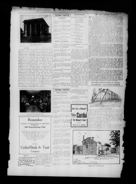 The Goliad Weekly Guard Goliad Tex Vol 59 No 4 Ed 1 Thursday