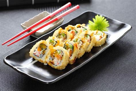 Crunchy Roll Sushi Tempura California Roll Recipe