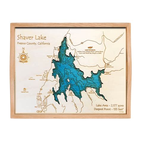 Shaver Lake Map at Jared Harper blog