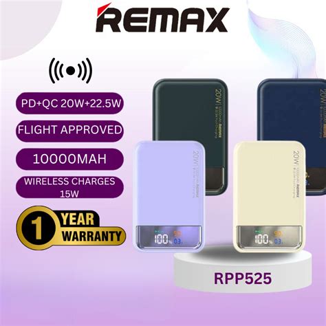 Remax Yantor Series Rpp W Qc W Mah Wireless Digital