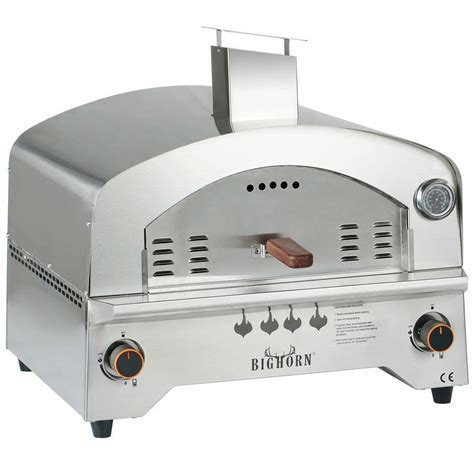 BIG HORN Propane Outdoor Gas Pizza Oven SRGG20001 The Home Depot