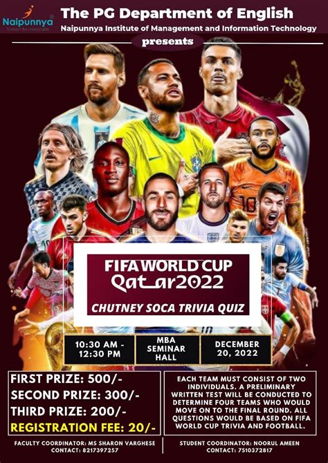 Fifa Trivia Quiz Naipunnya Institute Of Management And