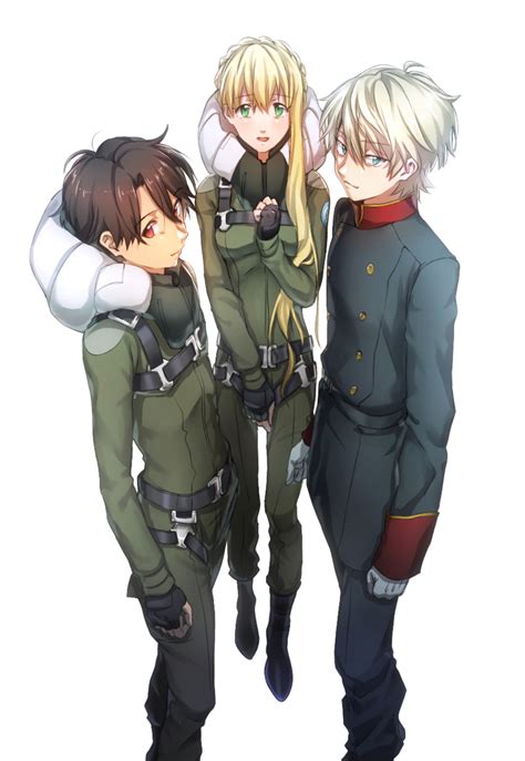 Slaine Troyard Kaizuka Inaho And Asseylum Vers Allusia Aldnoah Zero