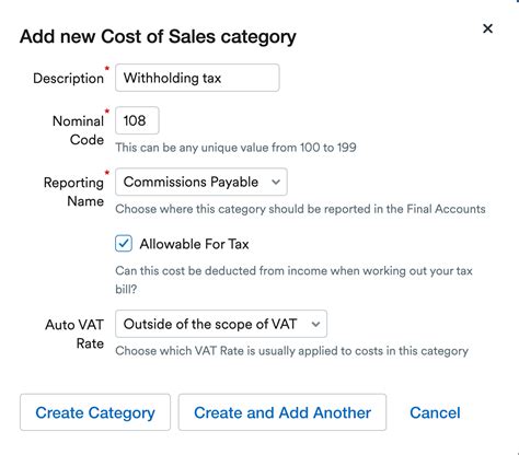 Account For Withheld Tax Freeagent