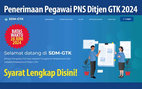 Ditjen Gtk Buka Seleksi Pns Pengisian Formasi Jabatan Fungsional