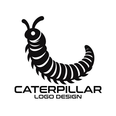 Premium Vector | Caterpillar Vector Logo Design