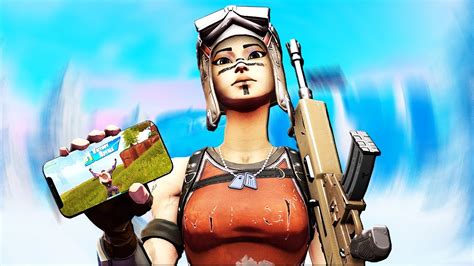 This Mobile Fortnite Pro Challenged Me To A V He S Insane Youtube