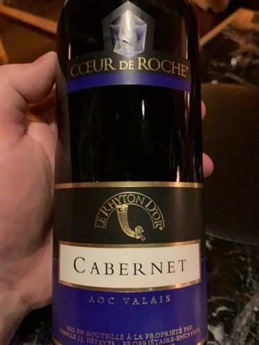 2018 Coeur De Roche CH Cabernet Vivino US