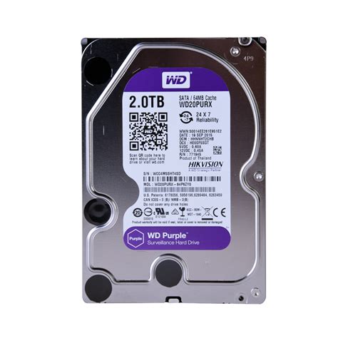 Disco Duro Sata Tb Serie Wd Purple Optimizado Para Cctv Rpm