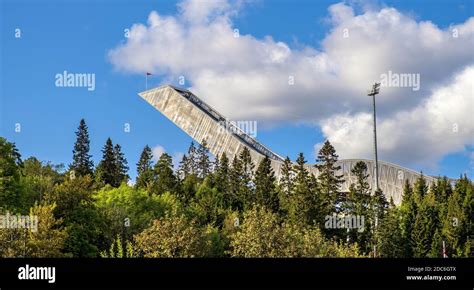 Oslo Ostlandet Norway Panoramic View Of Holmenkollen