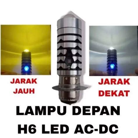 COD LAMPU LED H6 LASER HI LO LAMPU UTAMA MOTOR LED LASER H6 BERKUALITAS