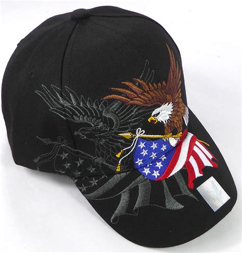 Wholesale Usa American Flag And Eagle Baseball Caps Hats Bulk Sale