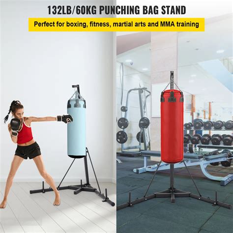 Vevor Popsport Heavy Bag Stand Free Standing Punching Punch Bracket Station Boxing Stand Height