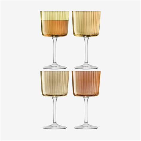 Lsa Gems Wine Glass Ml Assorted Amber X Beetham Nurseries