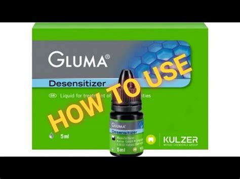 HOW TO USE GLUMA DESENSITIZER - YouTube