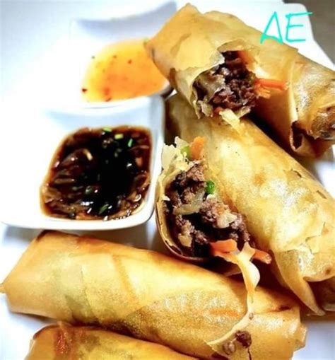 Elizes Beef Spring Rolls Your Recipe Blog