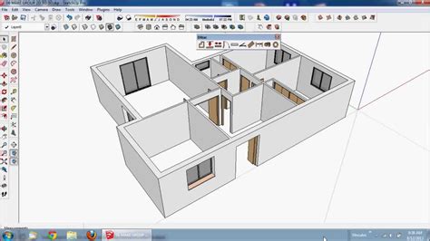 DIBAC FOR SKETCHUP 006 MAKE GROUP THEN 2D TO 3D YouTube