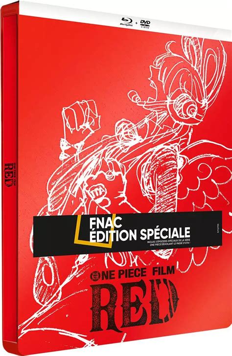 Dvd One Piece Film Red Combo Steelbook Edition Fnac Anime