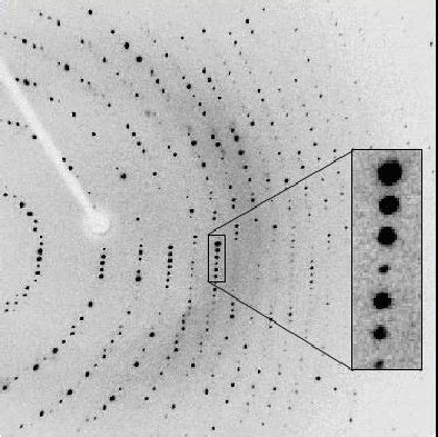 Single Crystal Diffraction Pattern Of Lysozyme Using A Montel Mirror