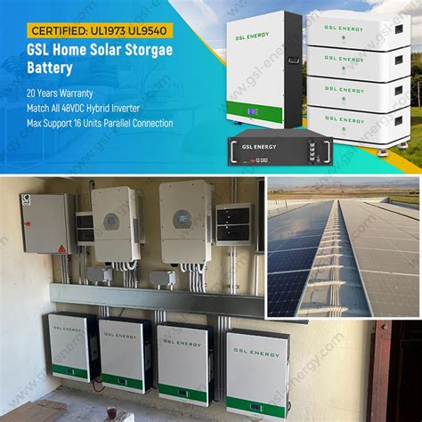 Gsl Energy Kw Hybrid On Off Grid Solar Battery Storage System