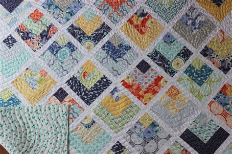 Finished Quarter Log Cabin Quilt Free Tutorial Log Cabin Quilt