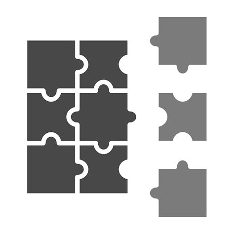 Premium Vector Puzzle Icon