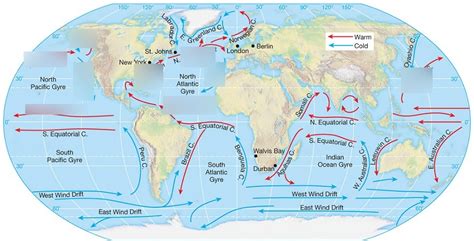 Ocean Circulation Diagram Quizlet