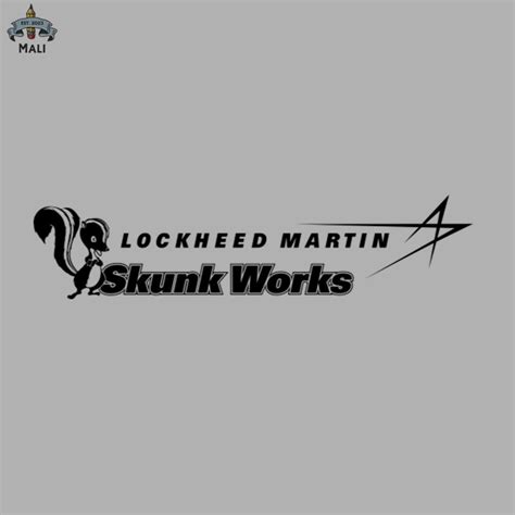 Lockheed Martin Skunk Works Logo Black Sublimation Png Downl Inspire