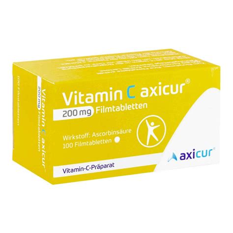 Vitamin C Axicur 200 Mg Filmtabletten 100 Szt