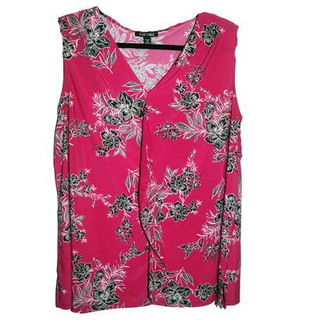 Roz Ali Tops Roz Ali Womens Floral Sleeveless Shirt Poshmark