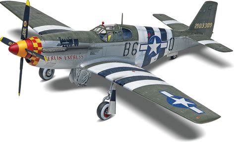 Revell 1 32 North American P 51B Mustang Plastic Model Kit RMX85 5535