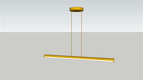 West Elm Light Rods Led Pendant 3d Warehouse