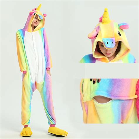 Rainbow Unicorn Onesie Rainbow Unicorn Pajamas For Adult Buy Now