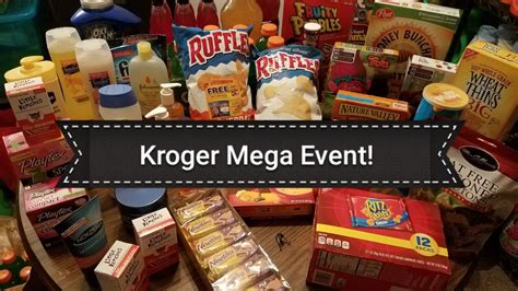 Kroger Mega Event Haul Youtube