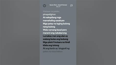 Upuan Gloc 9 Song Lyrics Song Lyrics Music Upuan Gloc9