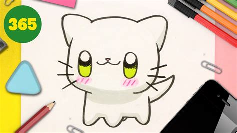 Comment Dessiner Chaton Kawaii 💖 Chat Kawaii 💖 Dessins Faciles Kawaii